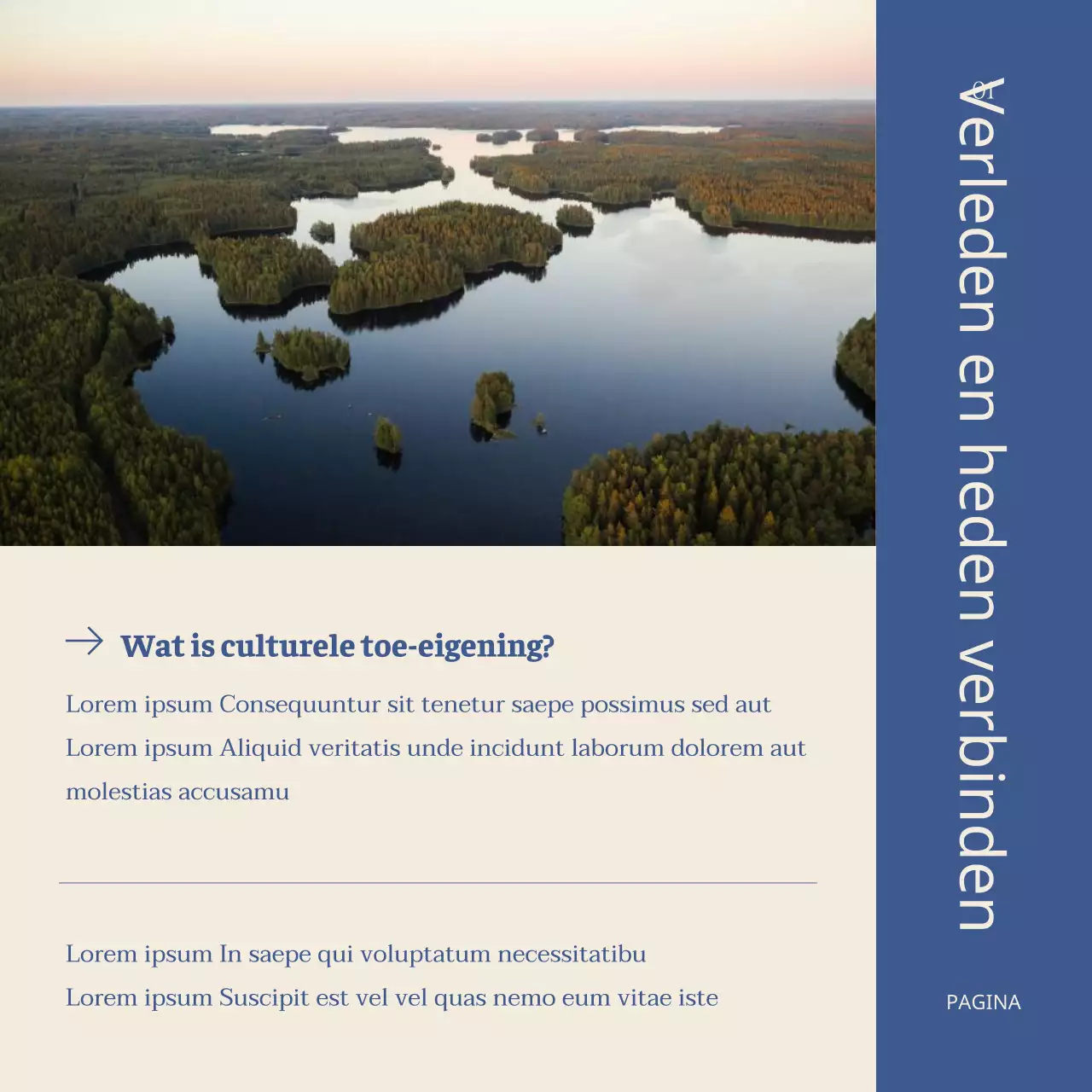 Over de training Eenvoudig cultureel tolken in marineblauw en ivoor