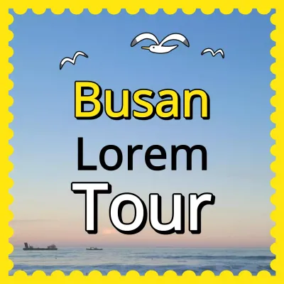 Promozione di un tour retrò di Busan in giallo