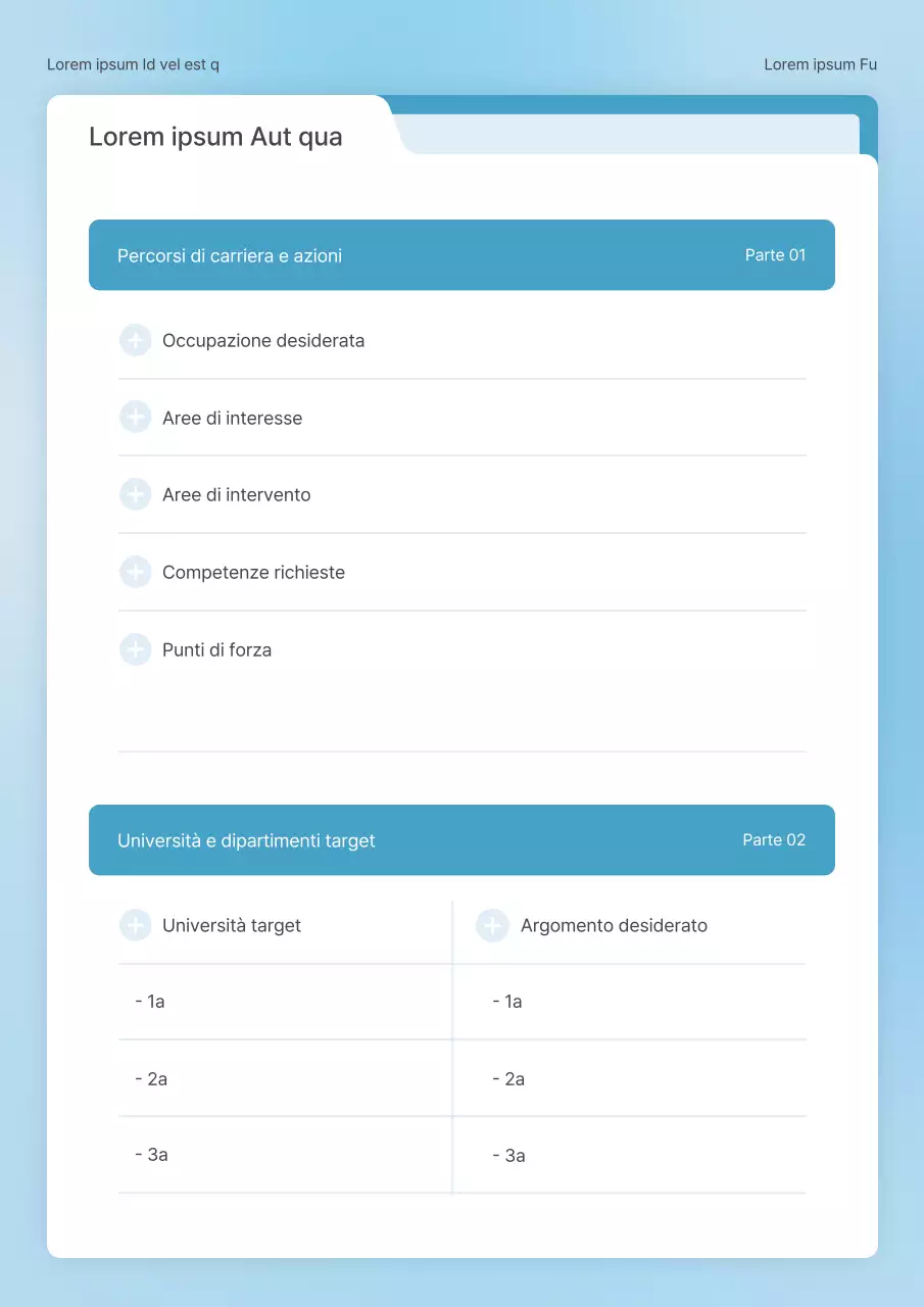 Una semplice idea di cartella in azzurro e bianco per un diario scolastico