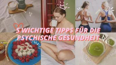 Rosa Vintage Gesundheit Tipps Vlog Haupttitel