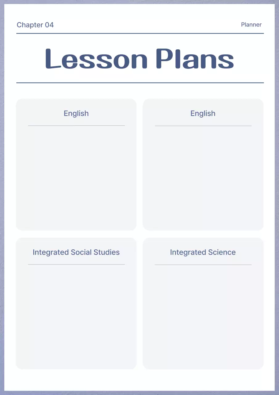 Perencana Jurnal Sederhana Putih