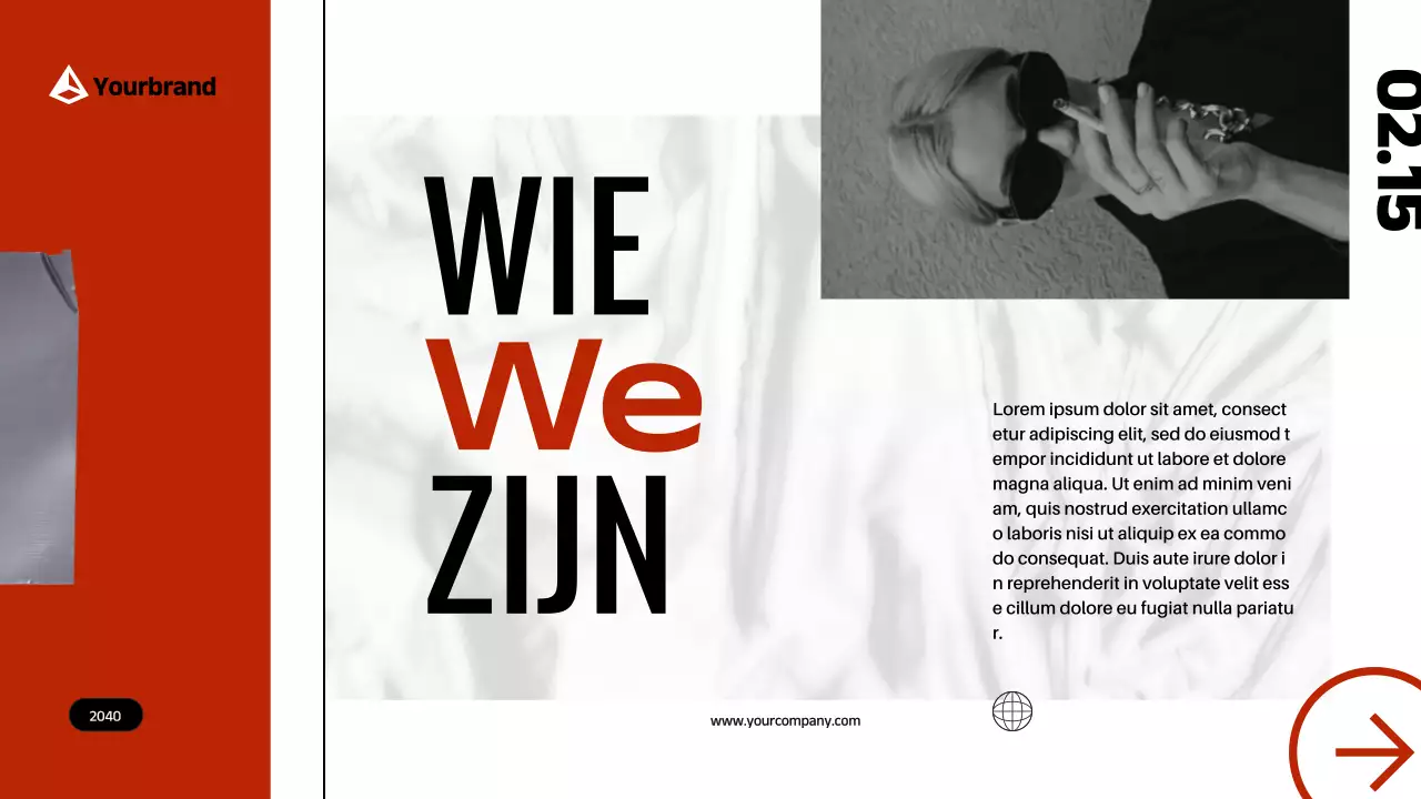 Red Black Modern Bold Bedrijfsprofiel Introductie