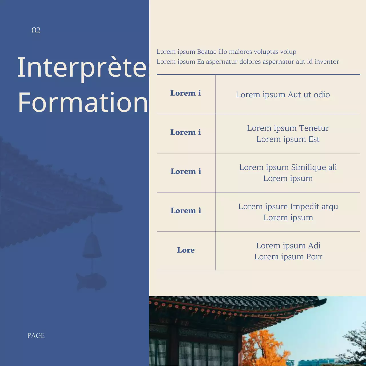 A propos de la formation Simple Cultural Interpreters in Navy Blue and Ivory (Interprètes culturels simples en bleu marine et en ivoire)