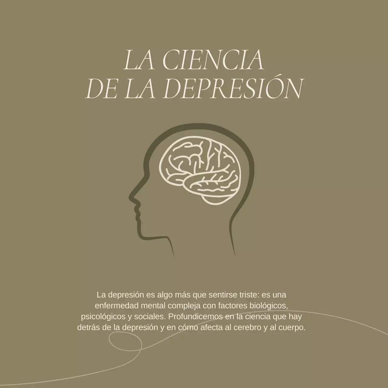 Caqui Beige Natural Elegante Salud mental en general