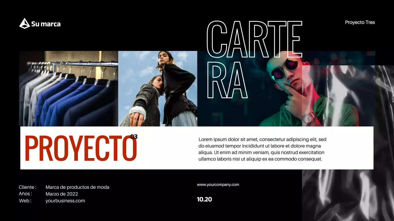 Red Black Modern Bold Perfil de empresa Introducción