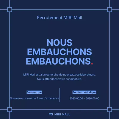 Un guide pour des offres d'emploi tendance en bleu marine et bleu clair