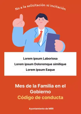 Rojo y amarillo para destacar las campañas contra la corrupción