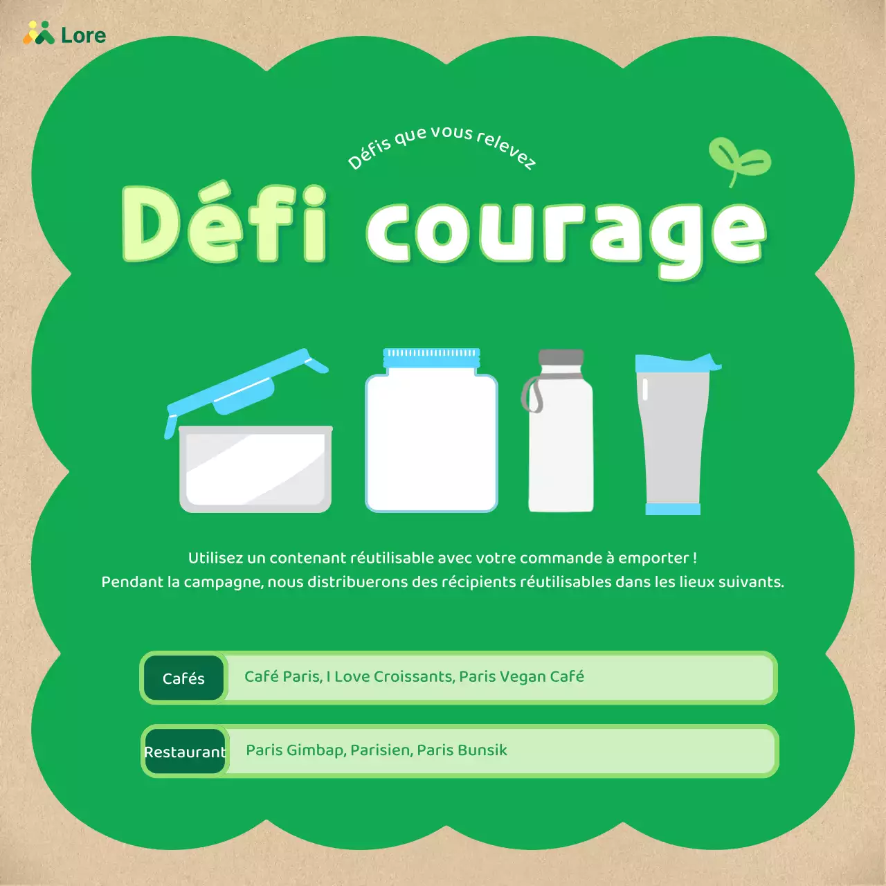 Promouvoir une jolie campagne beige et verte pour la Journée de la Terre