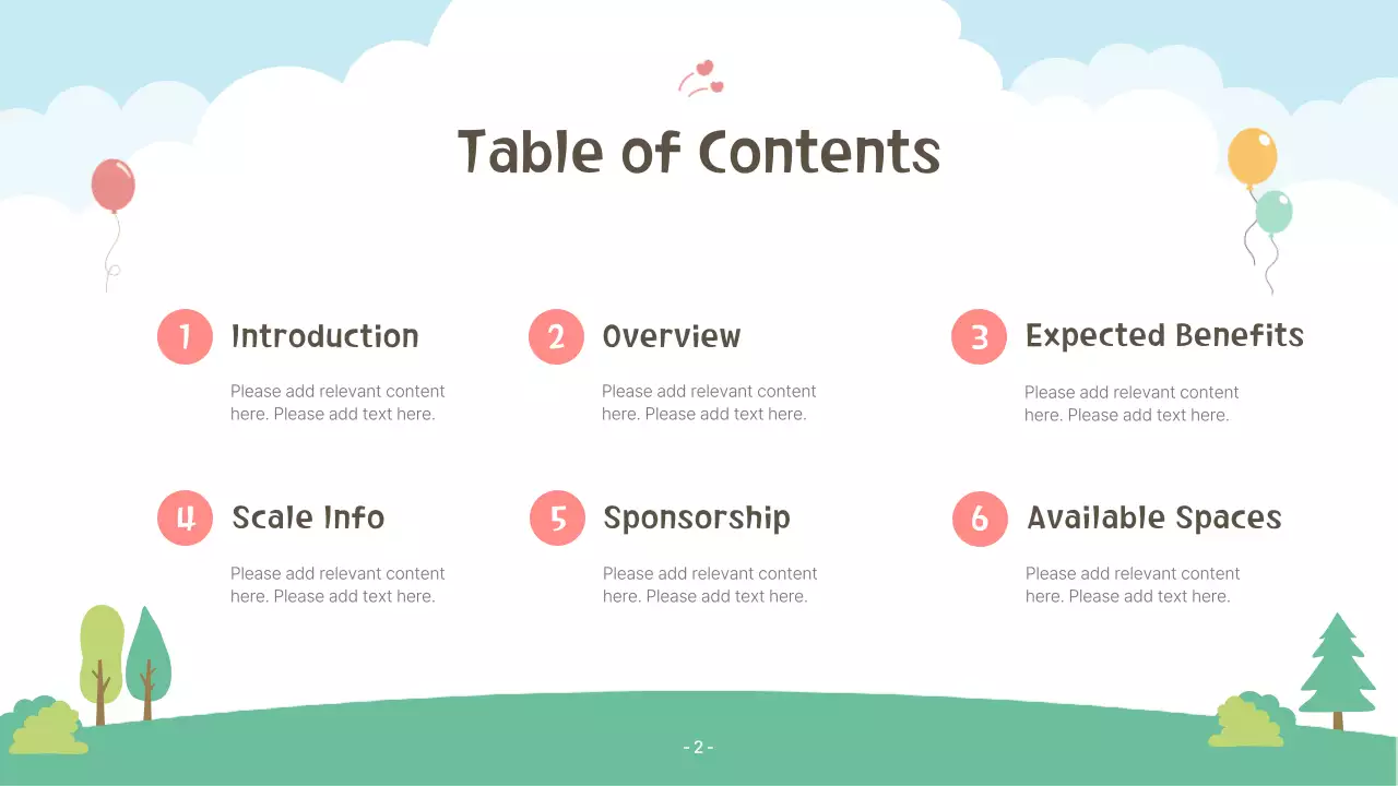 컬러풀 심플 어린이 이벤트 프레젠테이션