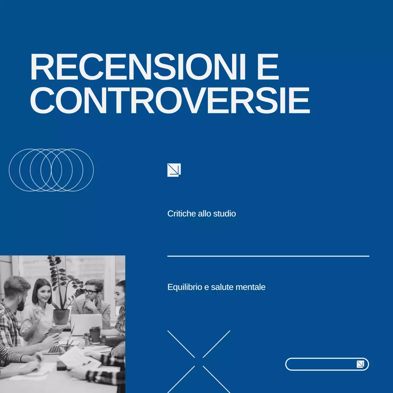 Blu Grigio Nero Moderno Geometrico Notizie sulla salute