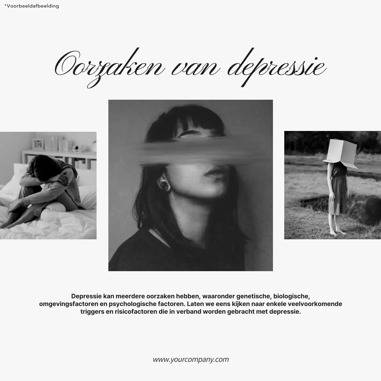 Zwart-wit Trendy Blog Promotie Geestelijke Verzorging