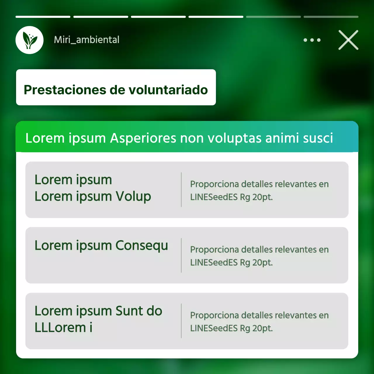 Promover la contratación de voluntarios ecologistas, blancos y modernos