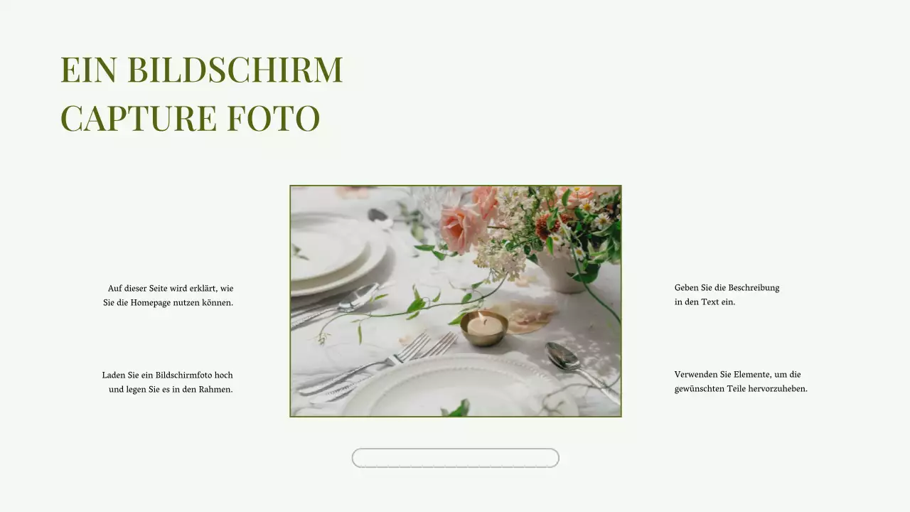 Grün Minimal Foto Collage Präsentation Business Portfolio