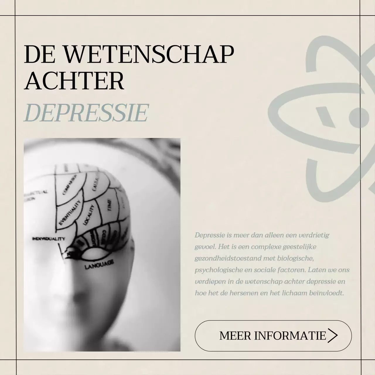 Geel Blauw Grijs Modern Minimaal Geestelijke Gezondheid Lifestyle