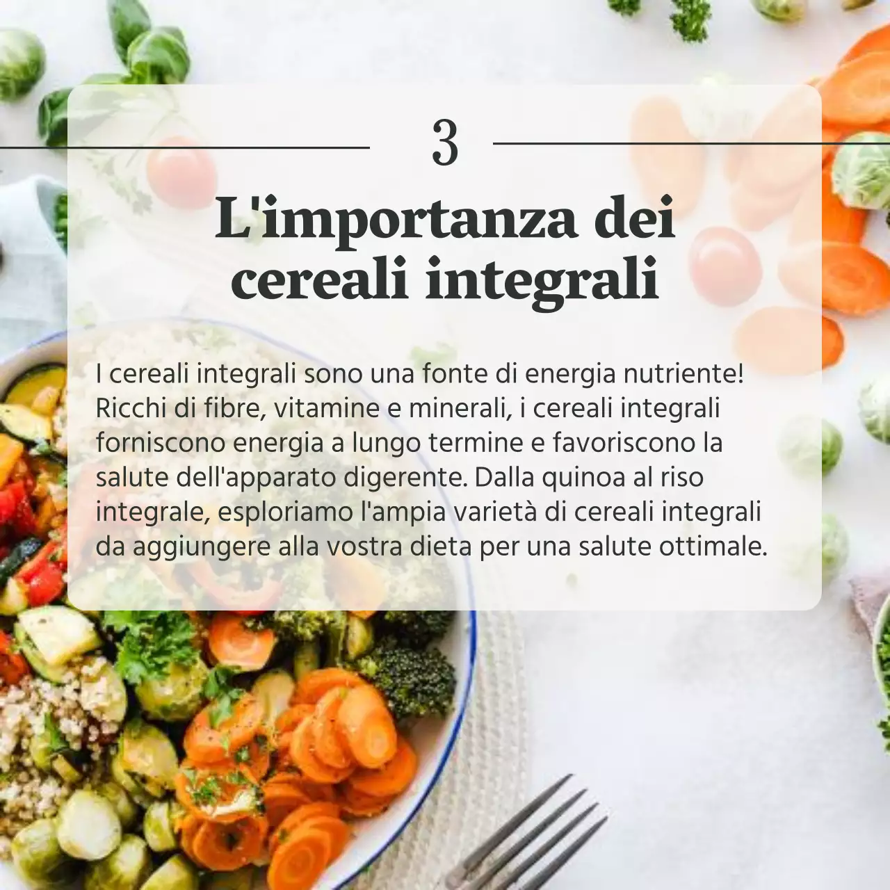 Grigio e Verde Naturale Guida alla salute e alla dieta