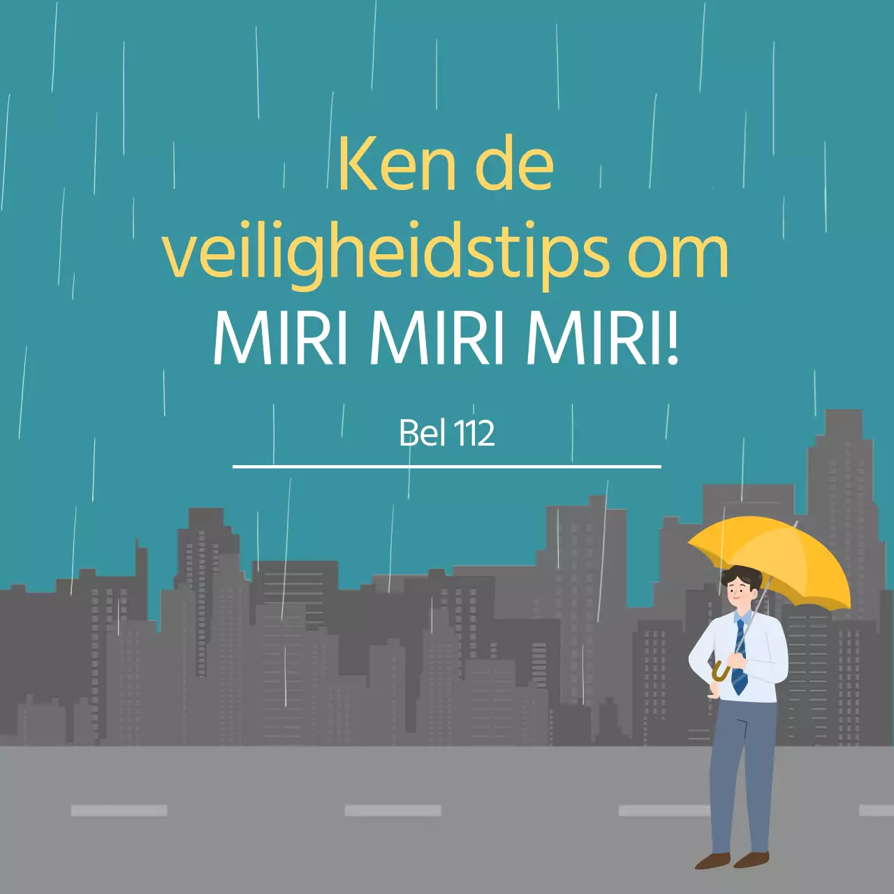 Veiligheidstips voor het muntachtige, vrolijke en regenachtige seizoen