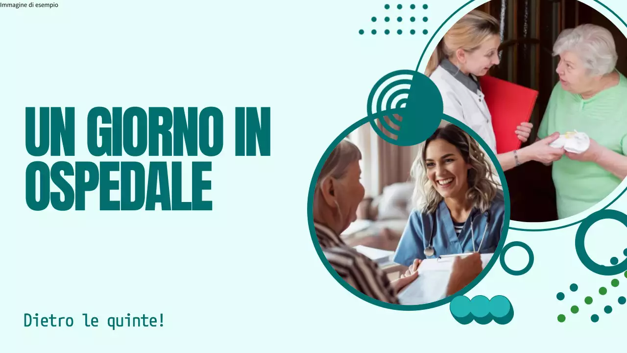 Video vlog sulla vita quotidiana dell'infermiera in grassetto verde e bianco