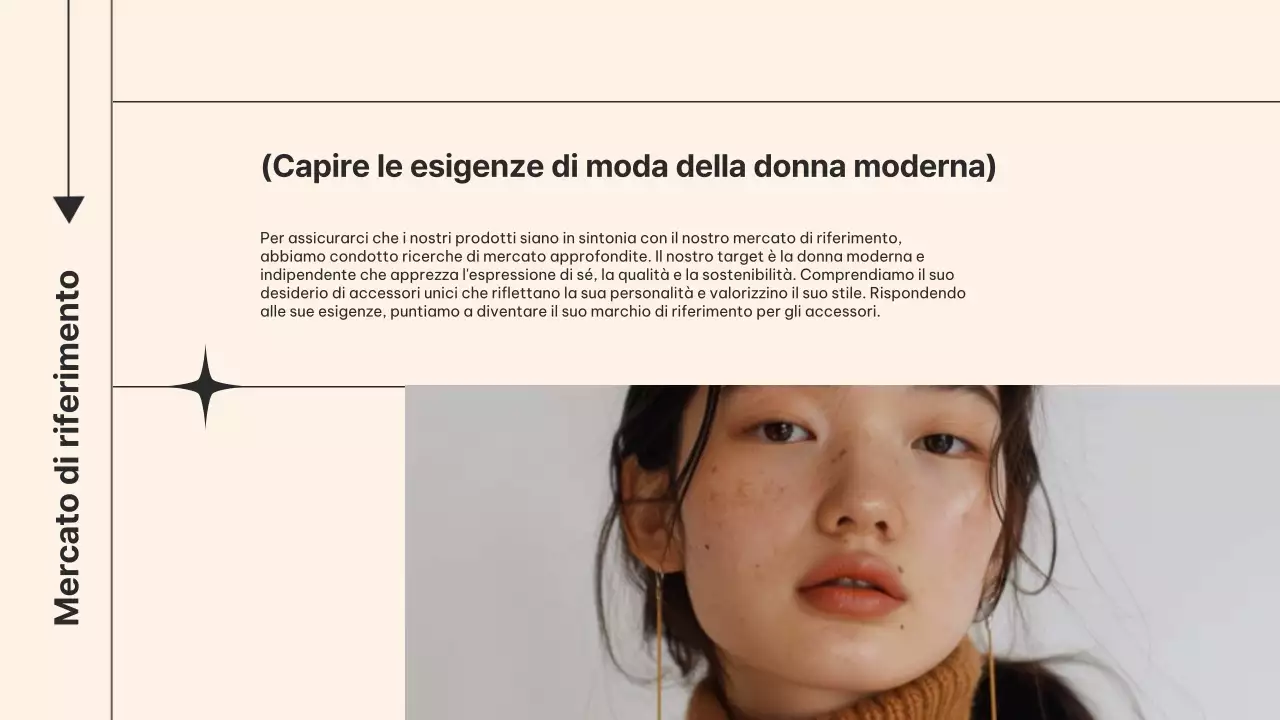 Beige elefant woman business product pitch