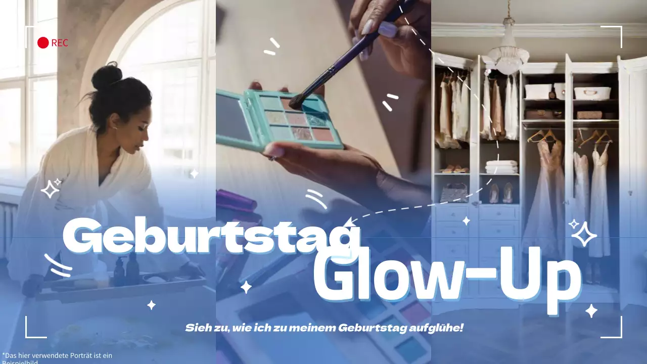 Blue and White Bold Birthday Party Vorbereitung Leitfaden