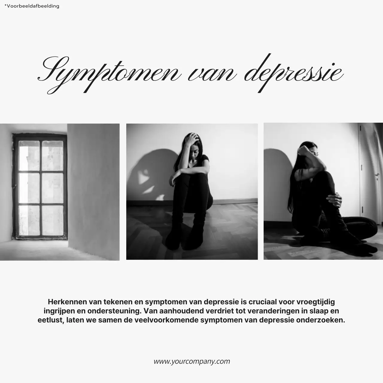 Zwart-wit Trendy Blog Promotie Geestelijke Verzorging