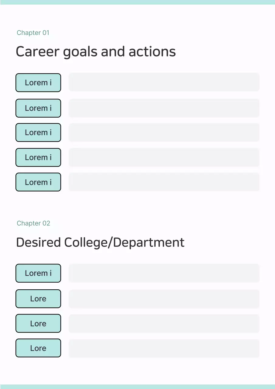 Kế hoạch giáo dục tối giản màu trắng