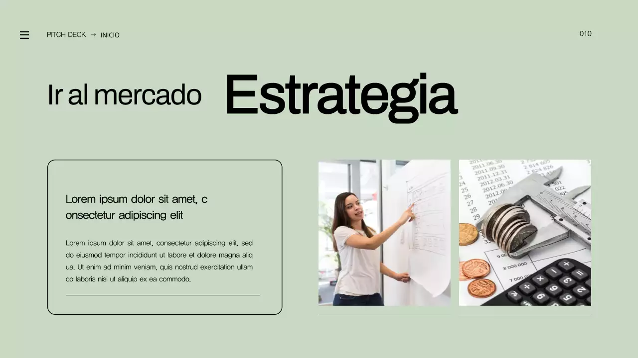 Orange Bold Business Startup Pitch Deck Propuesta