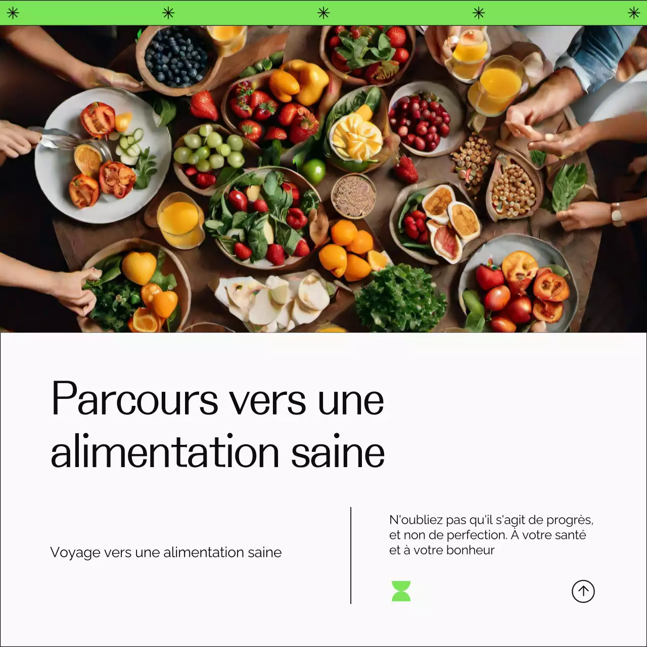 Green and Orange Guide pour un mode de vie sain et simple