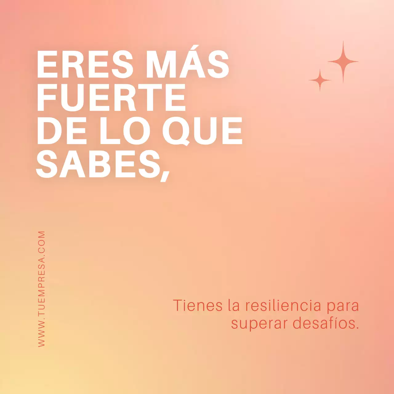 Azul y rosa mínimo Palabras alentadoras para apoyar la salud mental