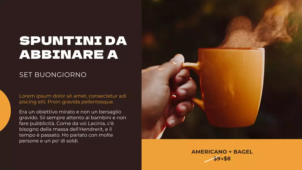 Arancione e marrone Semplice insegna pubblicitaria del negozio digitale Promozione