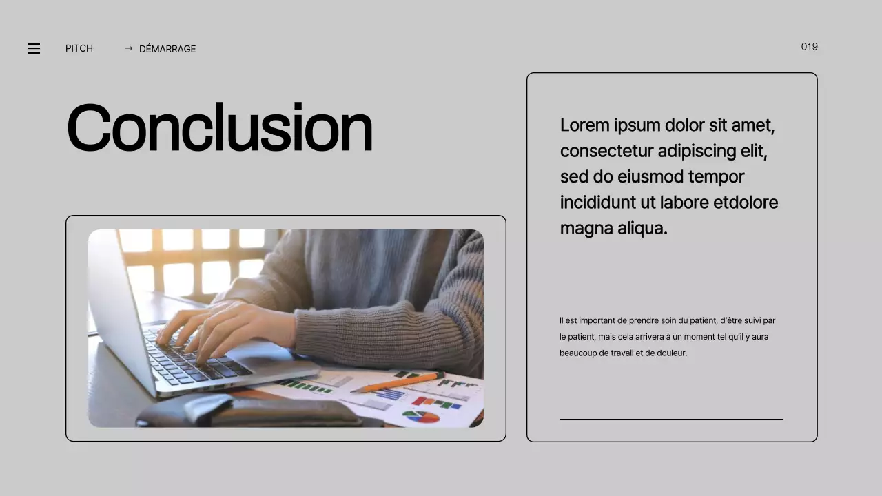 Orange Bold Business Startup Pitch Deck Proposal