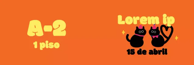 Fiesta del gato con ilustraciones gatunas y simpáticas fuentes