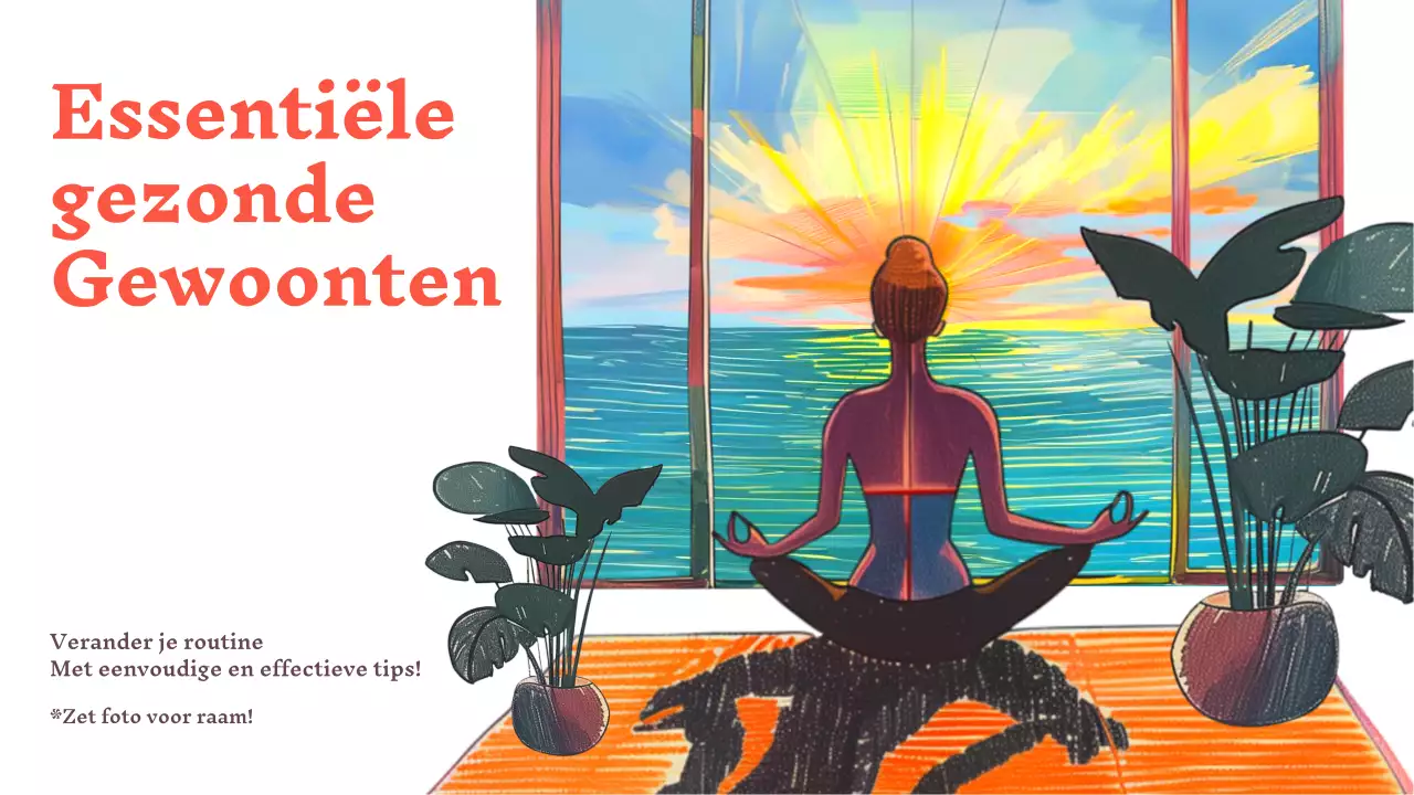 Bevorder de oranje en blauwe trend van lichaamsbeweging