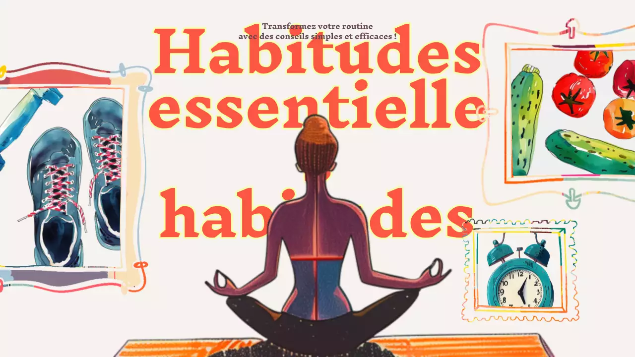 Annonces d'entraînement tendance en orange et beige