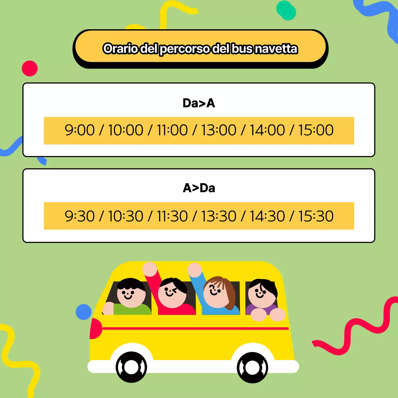 Promuovere le feste arancioni e gialle