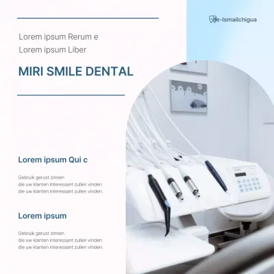 Informatiegids voor ziekenhuisfaciliteiten promoten om witte en lichtblauwe eenvoudige tandheelkunde te promoten