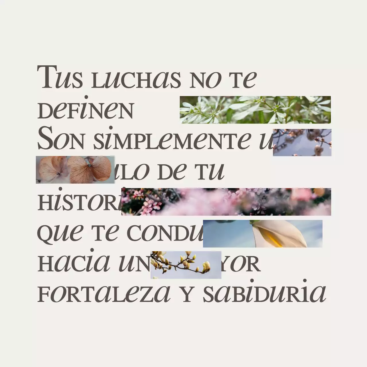 Beige Simple Moderno Elegante Motivacional Salud Mental Cita