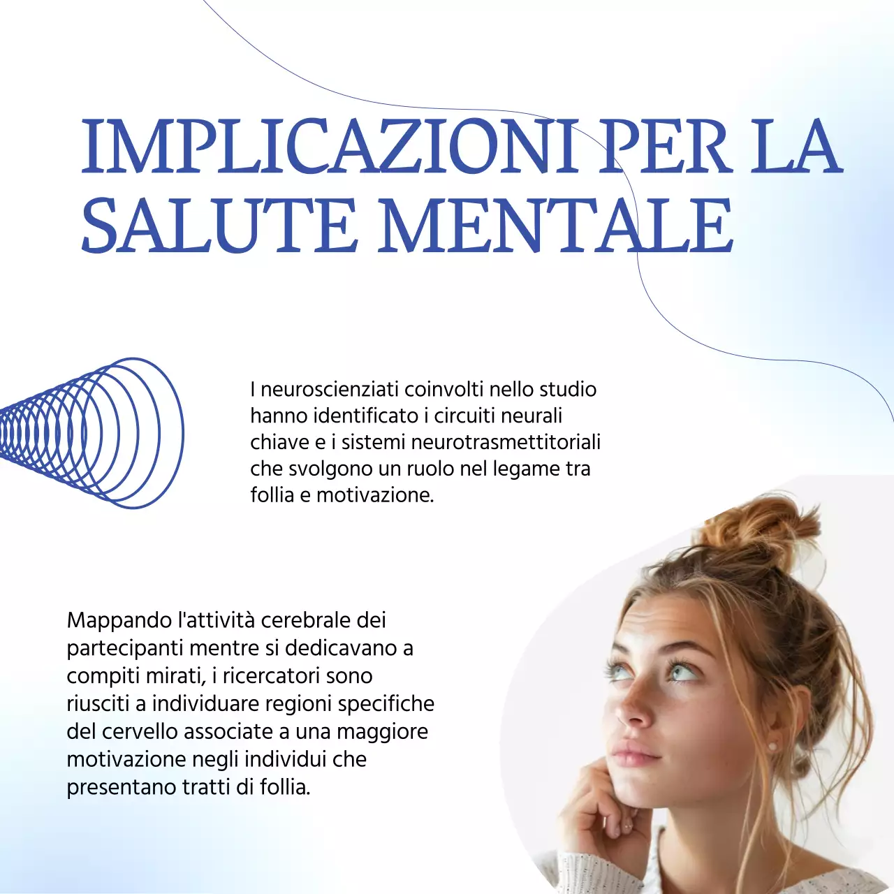 Blu Bianco Minimal Geometrico Notizie sulla salute