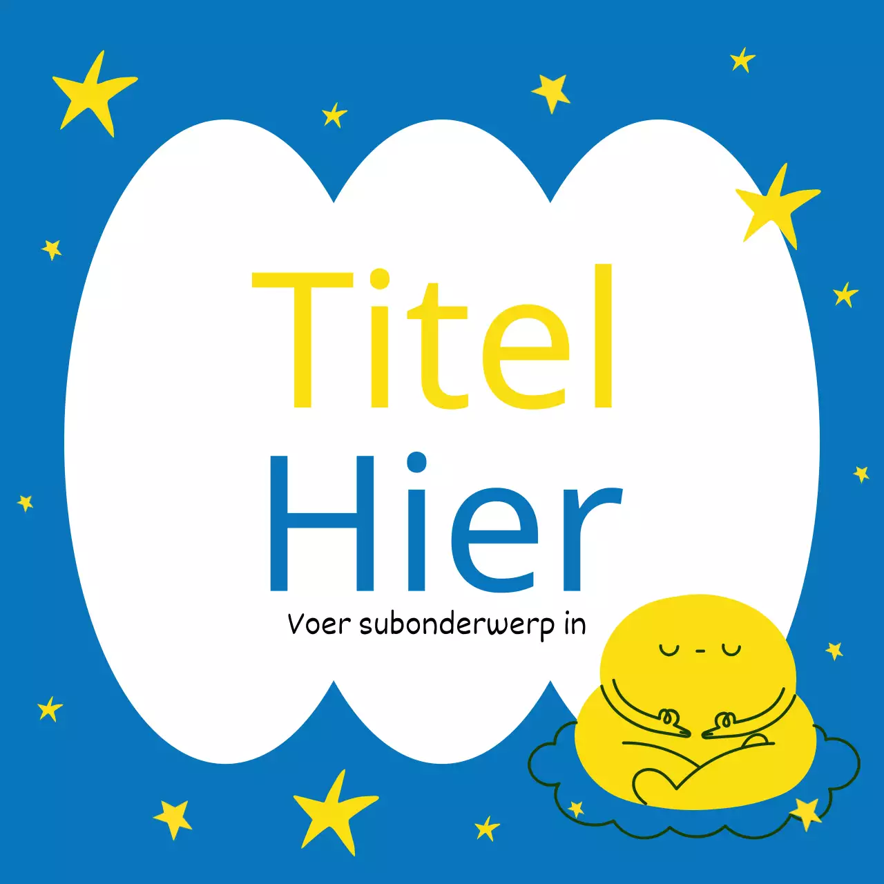 Mooie titellijst in lichtblauw en roze