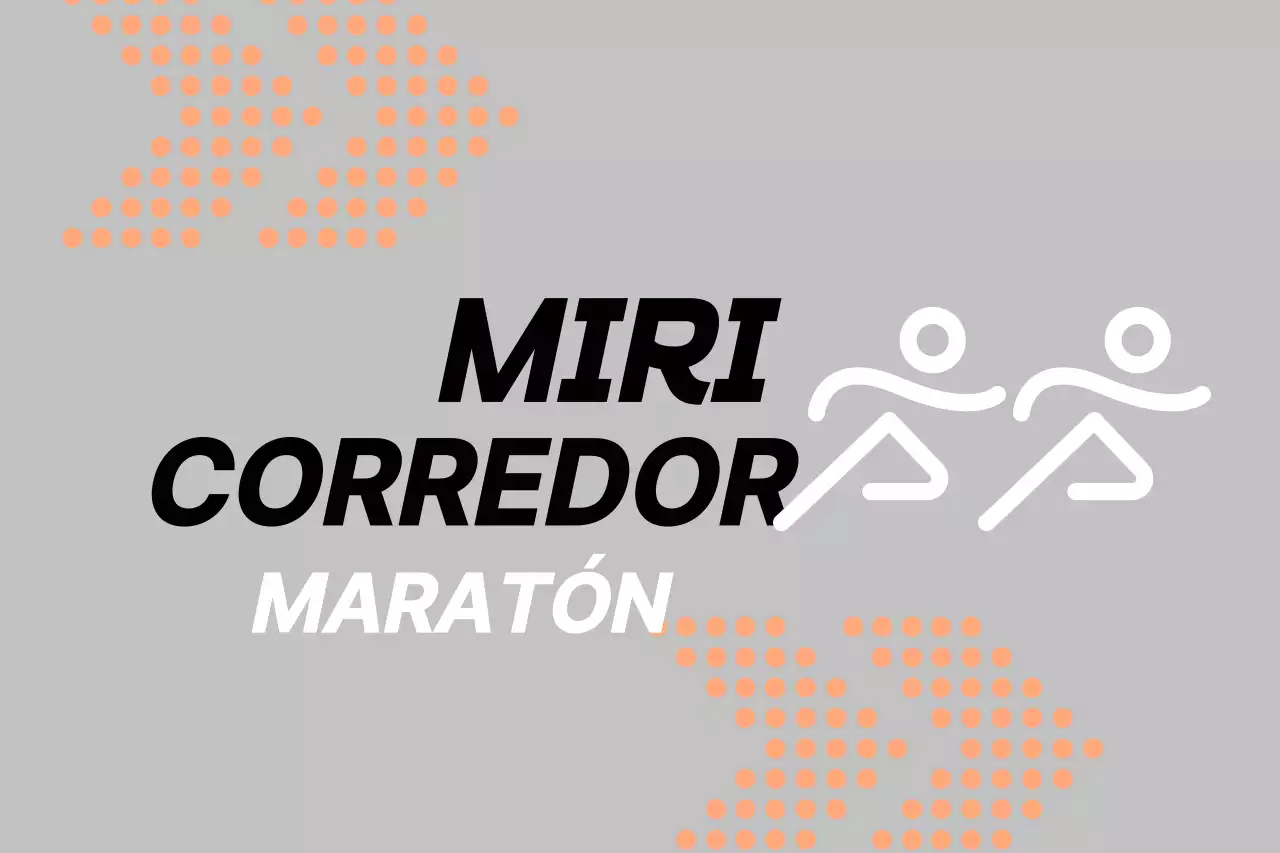 Promociona el maratón en naranja y negro