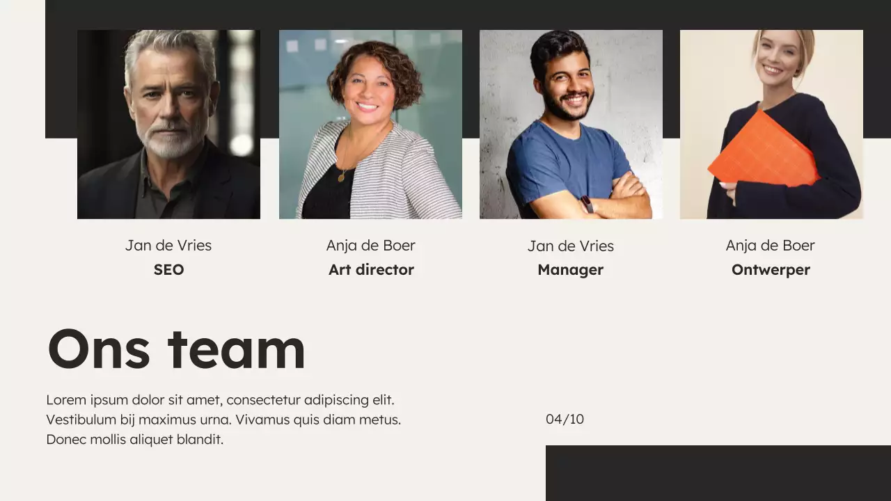 Zwart-wit Minimal Marketing Agency Introductie van het bedrijf