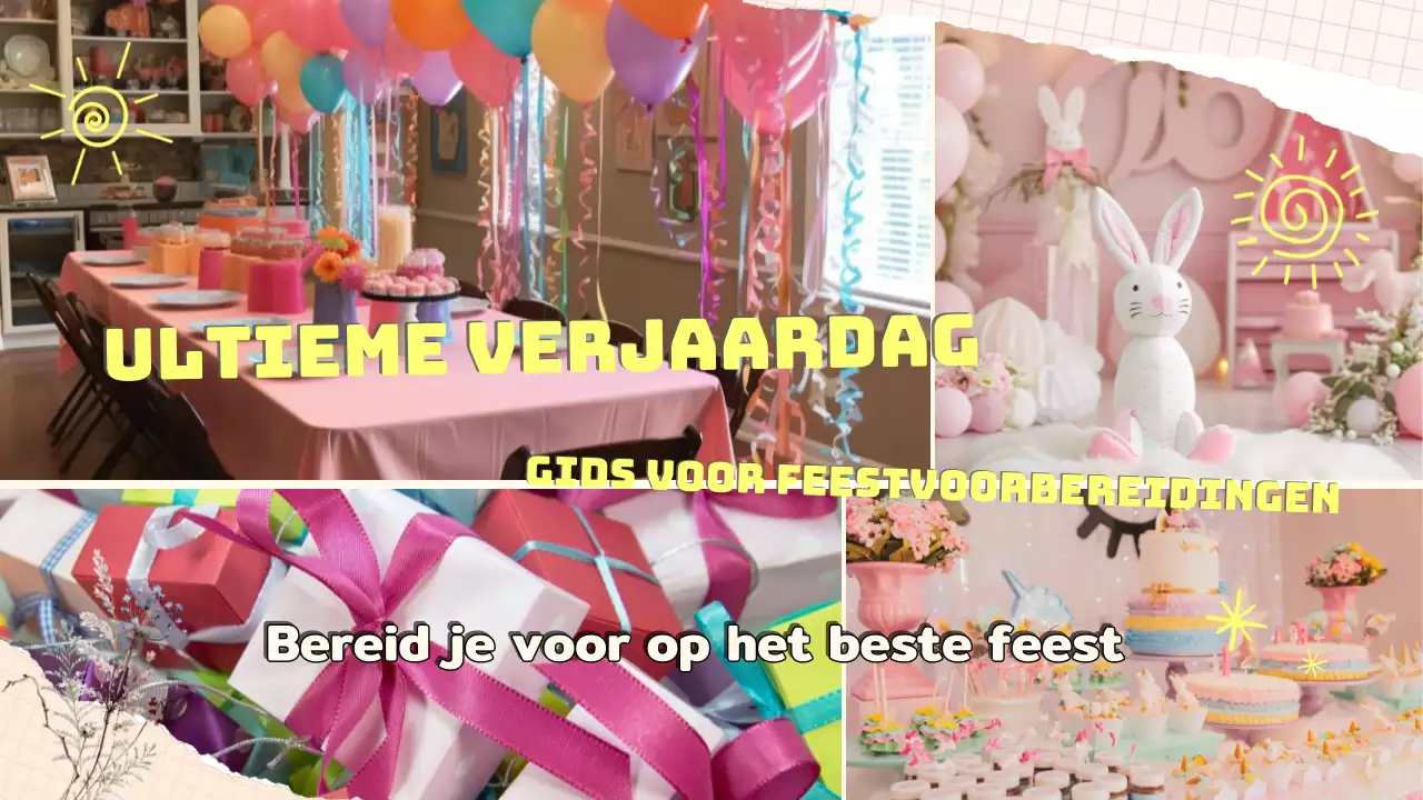 Gele en Roze Verjaardagsfeestje Voorbereidingsgids