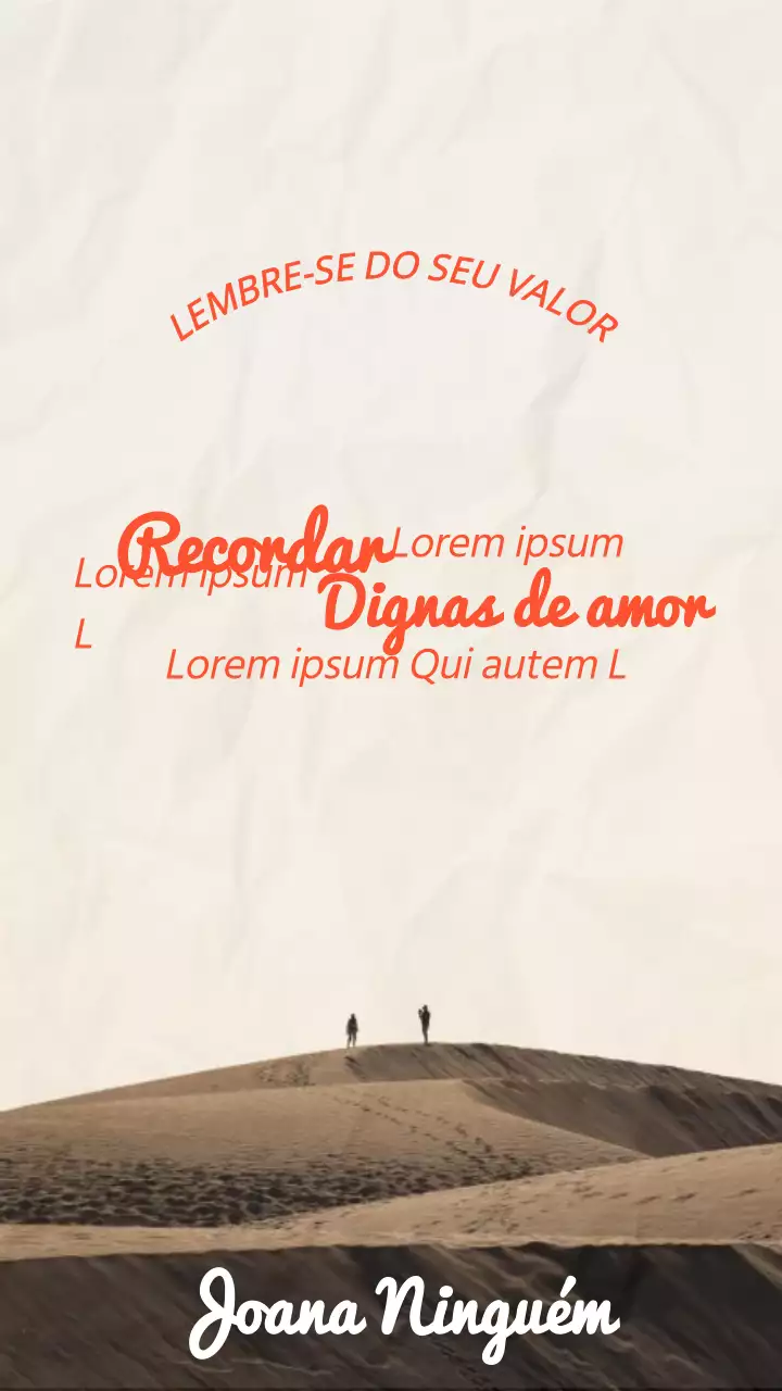 Bege Castanho Minimal Elegante Citação Inspiradora