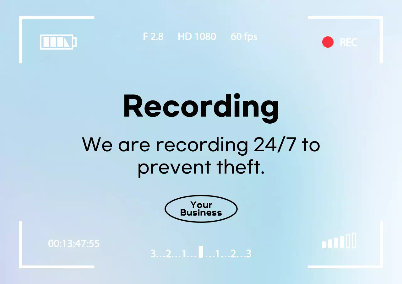 About the light blue, simple recording instructions