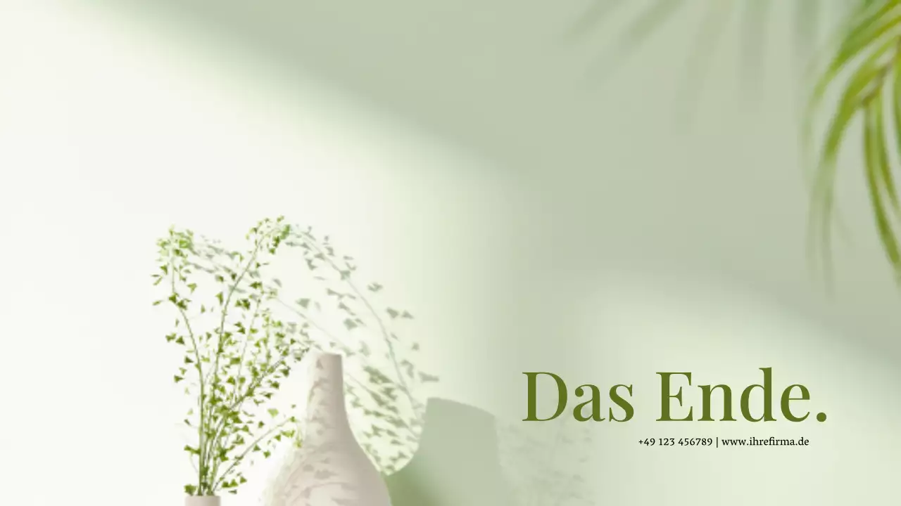 Grün Minimal Foto Collage Präsentation Business Portfolio