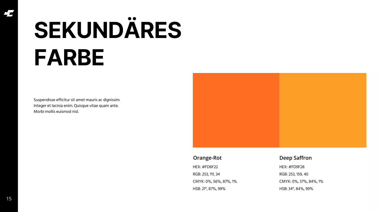 Weiß Blau Fett Kühle Töne Saubere Markenidentität Richtlinien Anweisungen