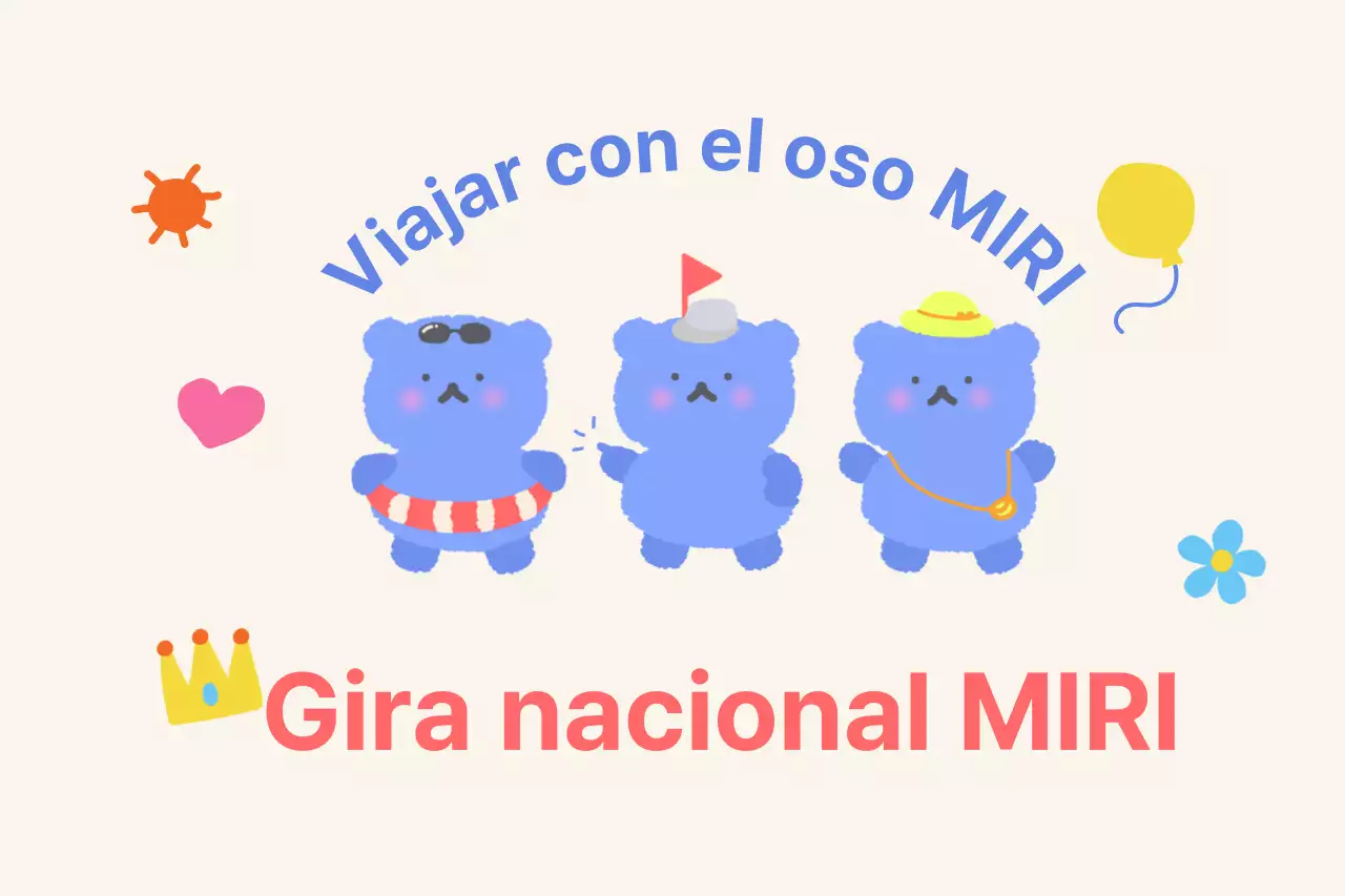 Operadores turísticos con simpáticas ilustraciones de osos