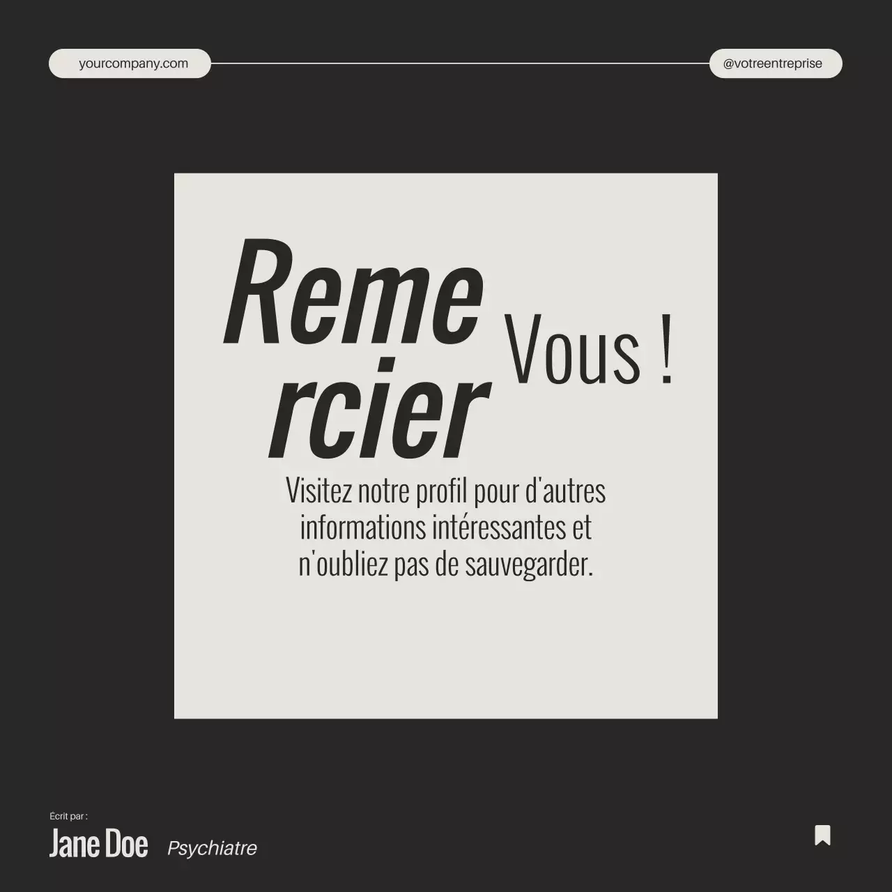 Campagne Ivory Black and White Minimal Mental Health Depression Unveiled (en anglais)