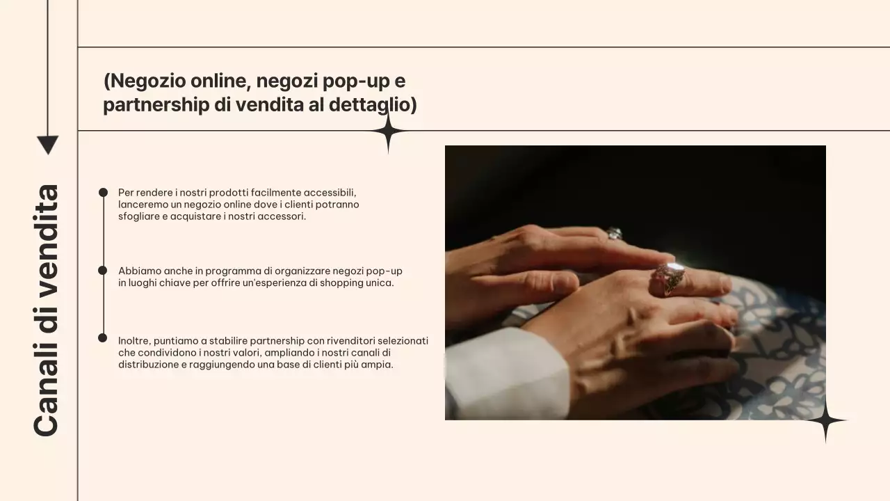 Beige elefant woman business product pitch