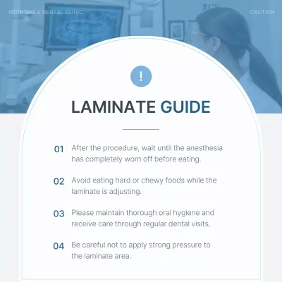 Blue Clean Dental Guide Social Media Post