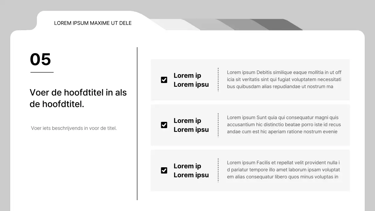 Eenvoudige, zwart-wit bedrijfsrapporten voor bedrijven